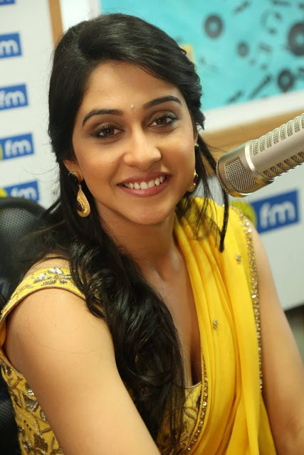 Regina Cassandra Latest Hot Stills In Yellow Saree 8